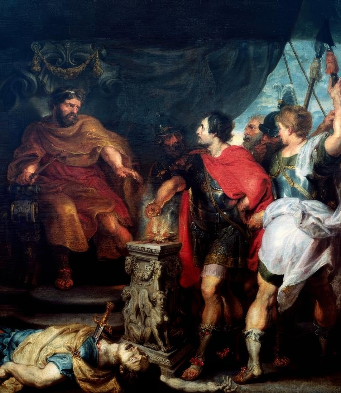 Mucius Scaevola vor Porsenna von Peter Paul Rubens