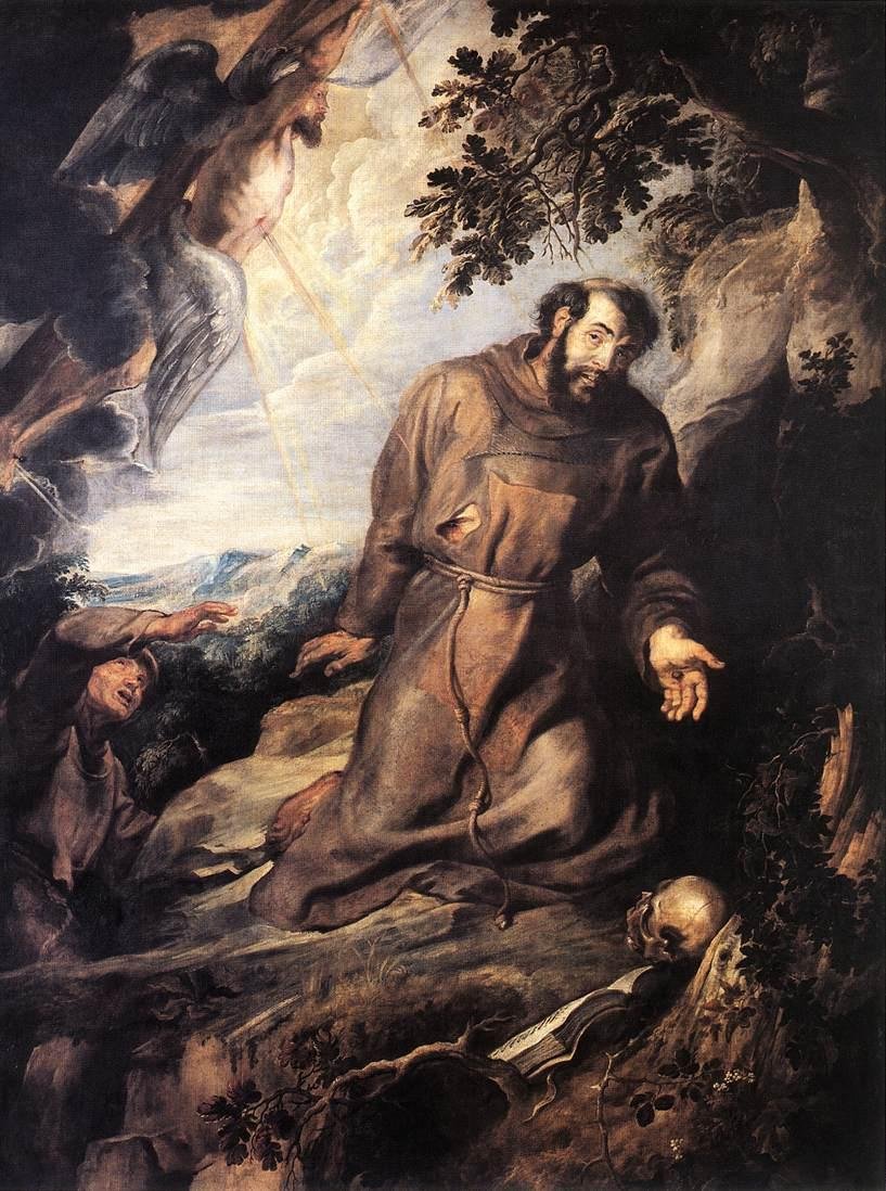 Der heilige Franz von Assisi empfängt die Stigmata von Peter Paul Rubens