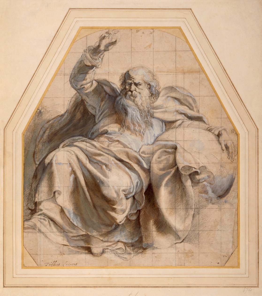 Studie von Zacharias von Peter Paul Rubens