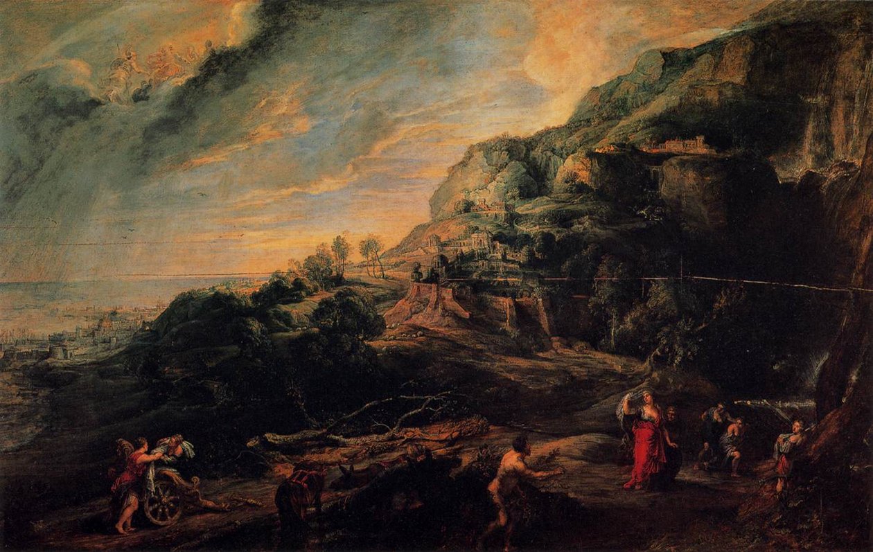 Odysseus und Nausikaa auf der Insel der Phäaken von Peter Paul Rubens