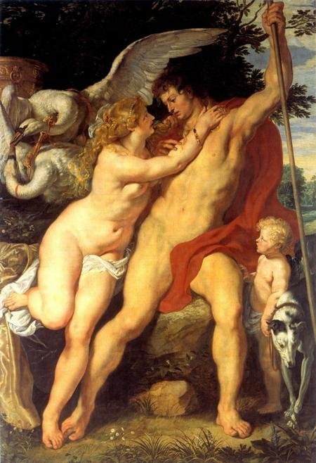 Venus und Adonis von Peter Paul Rubens