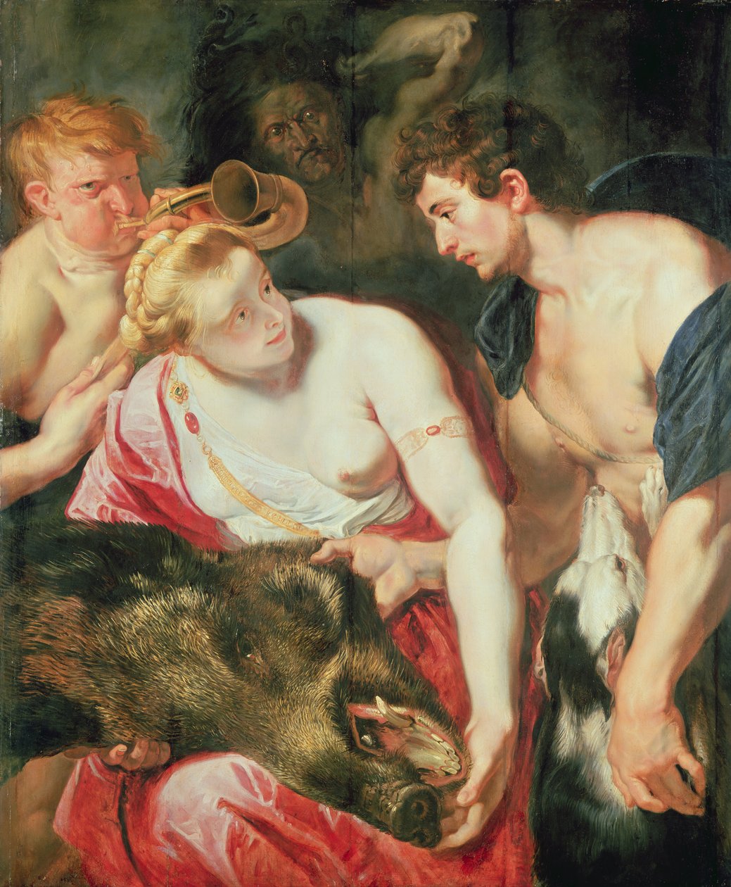 Meleager und Atalanta von Peter Paul studio of Rubens