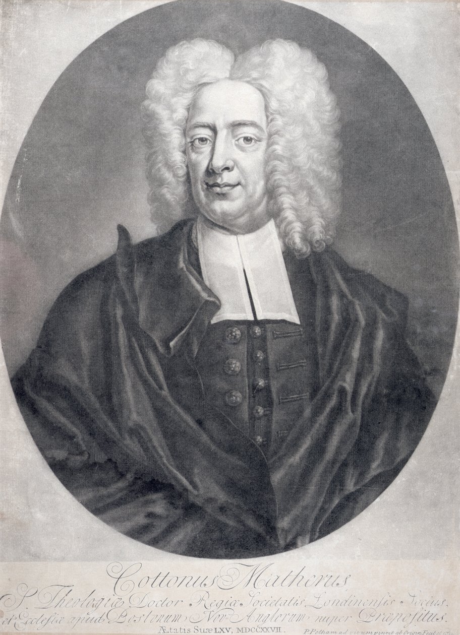 Cotton Mather (1663-1728) von Peter Pelham