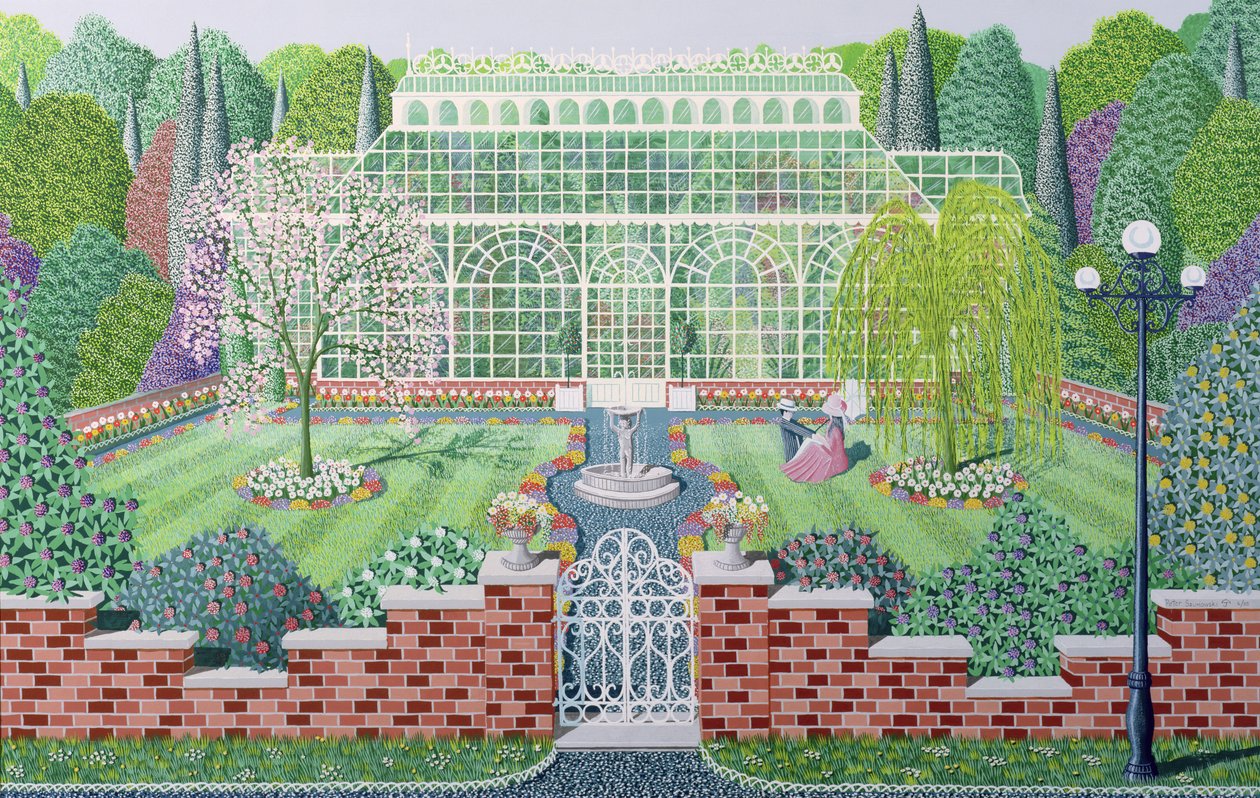 Das Gewächshaus im Park von Peter Szumowski
