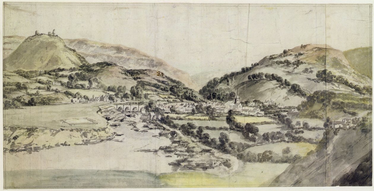 Das Tal von Llangollen von Peter Tillemans
