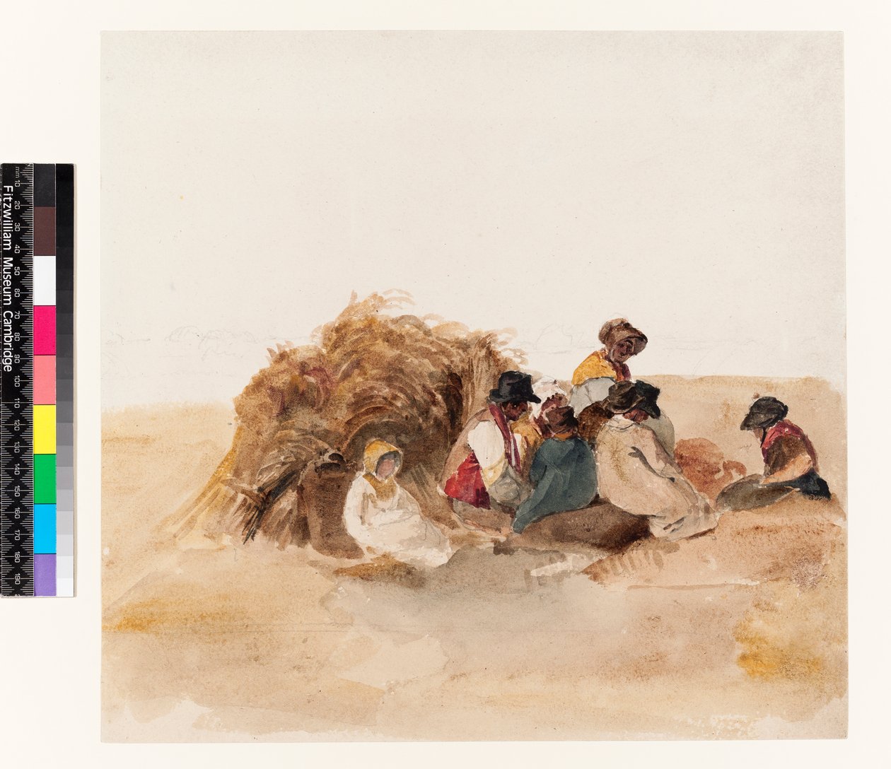 Rastende Erntearbeiter von Peter de Wint