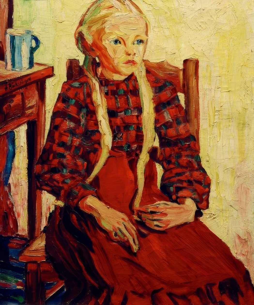 Bauernmädchen von Peter August Böckstiegel