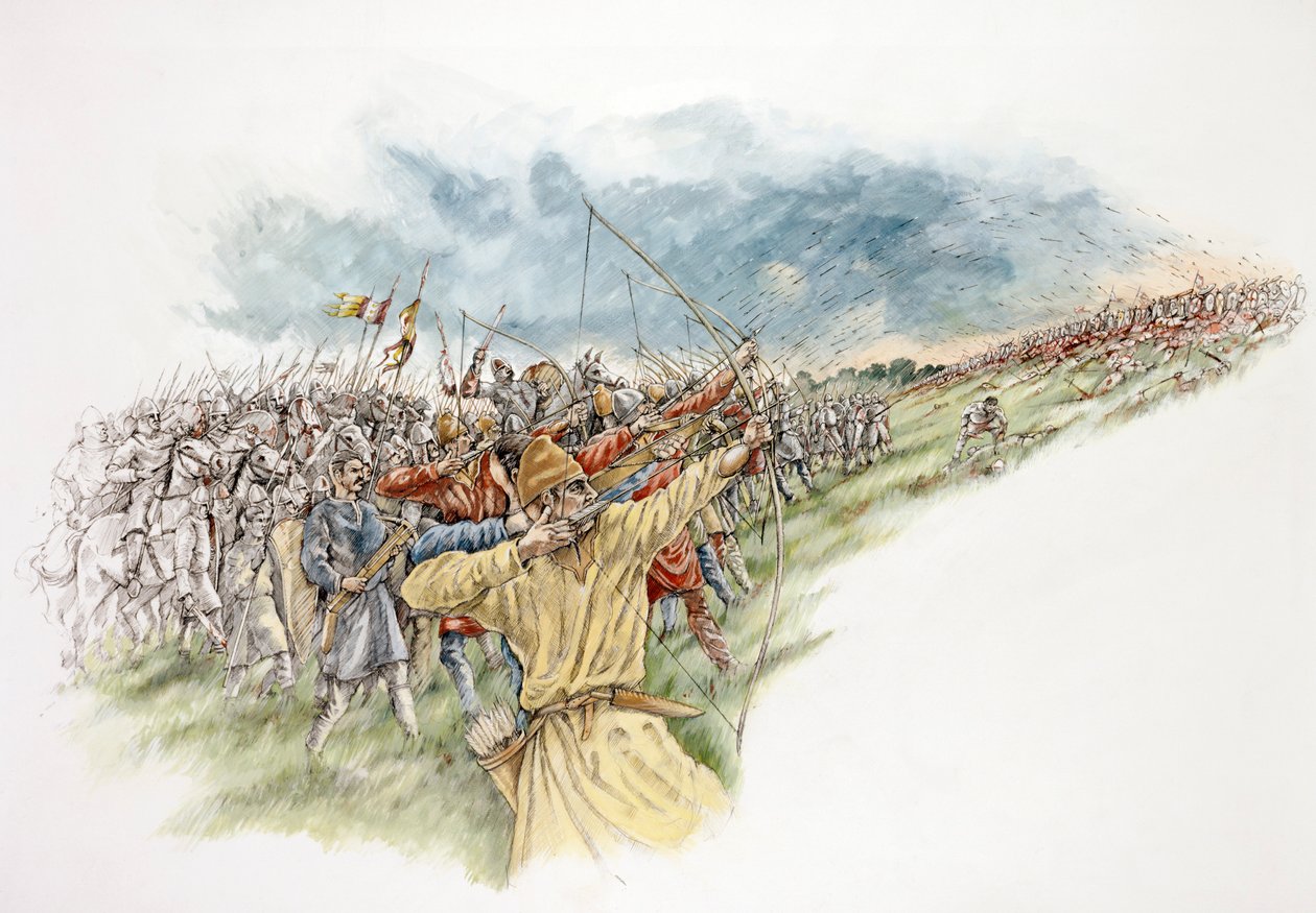 Schlacht von Hastings, 1066, ca. 1990-2010 von Peter Dunn