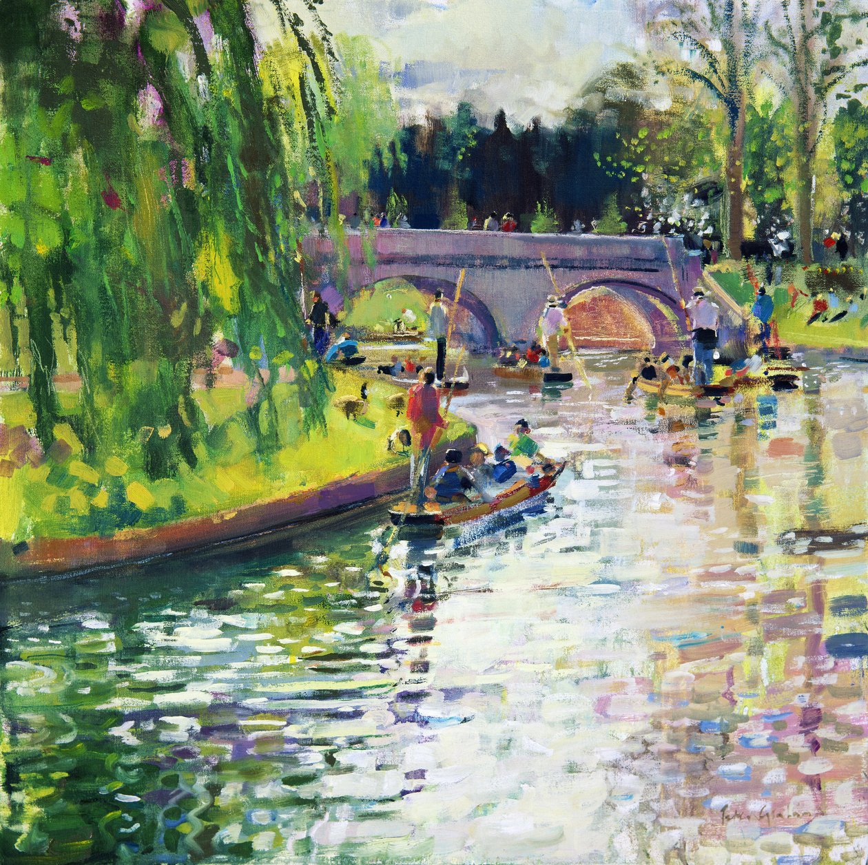 Schöner grüner Sommer, 1997 von Peter Graham (Contemporary)