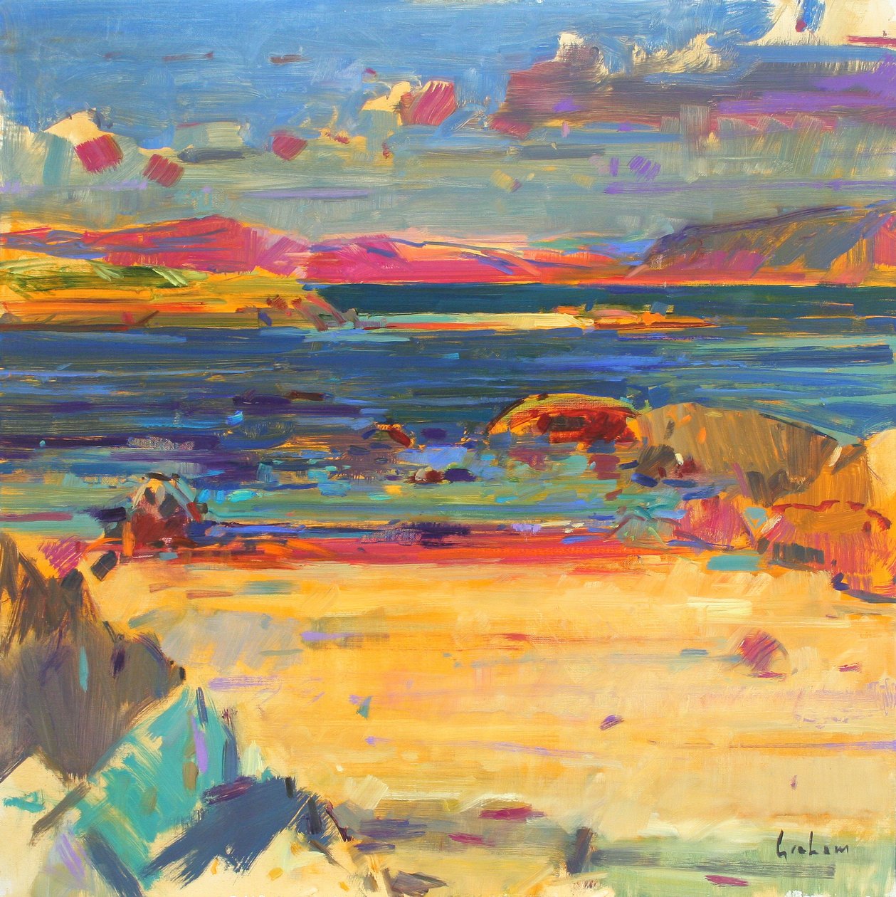 Iona nach Mull, 2012 von Peter Graham (Contemporary)