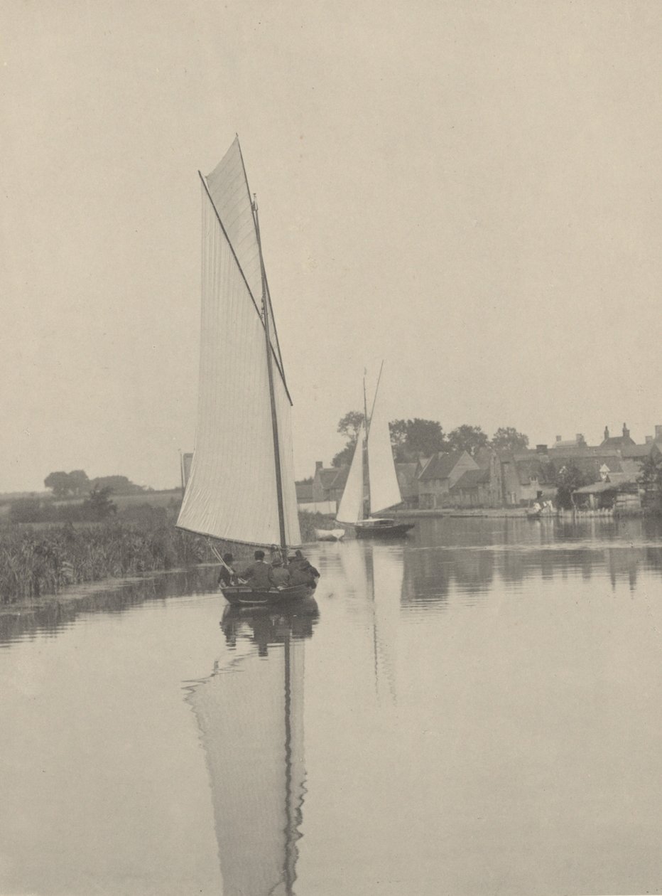 Das Dorf Horning, 1886 von Peter Henry Emerson