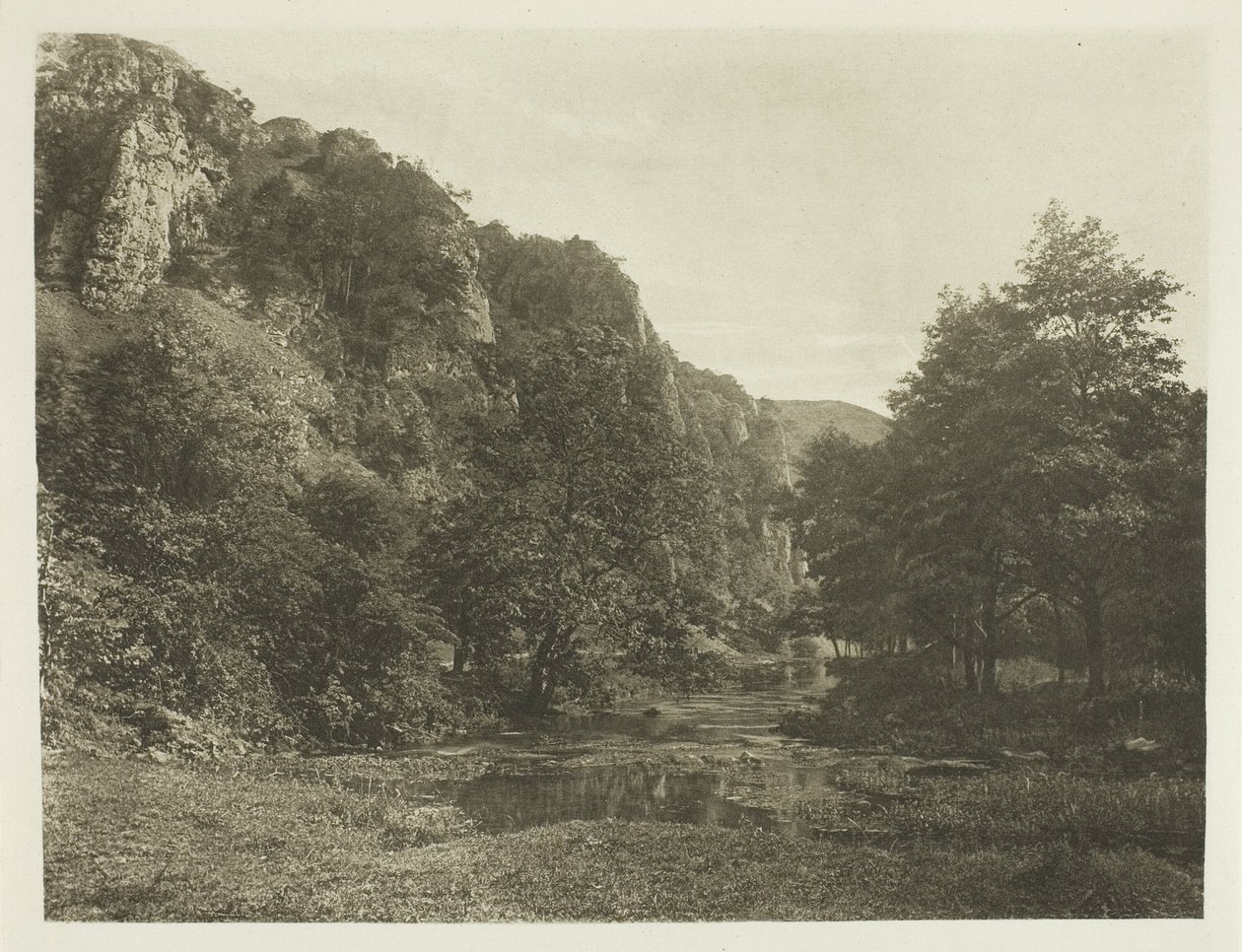 Tissington Spires, Dove Dale von Peter Henry Emerson