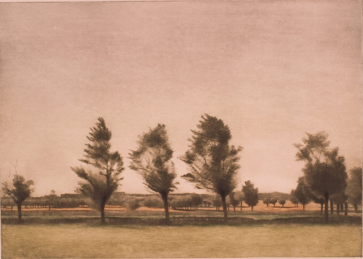 Landschaft von Falster von Peter Vilhelm Ilsted