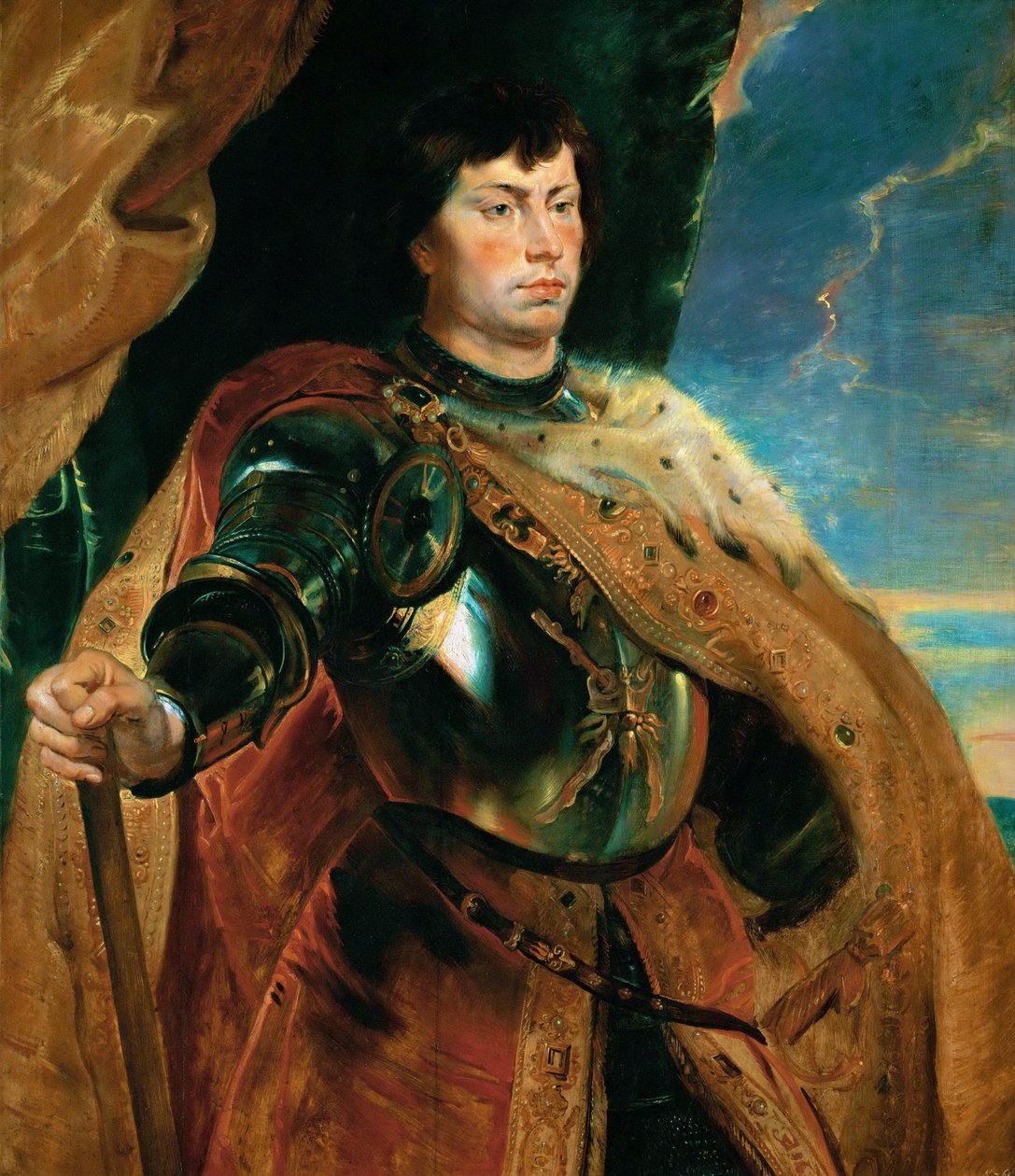 Porträt von Karl dem Kühnen von Peter Paul Rubens