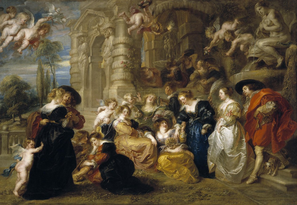 Der Garten der Liebe von Peter Paul Rubens