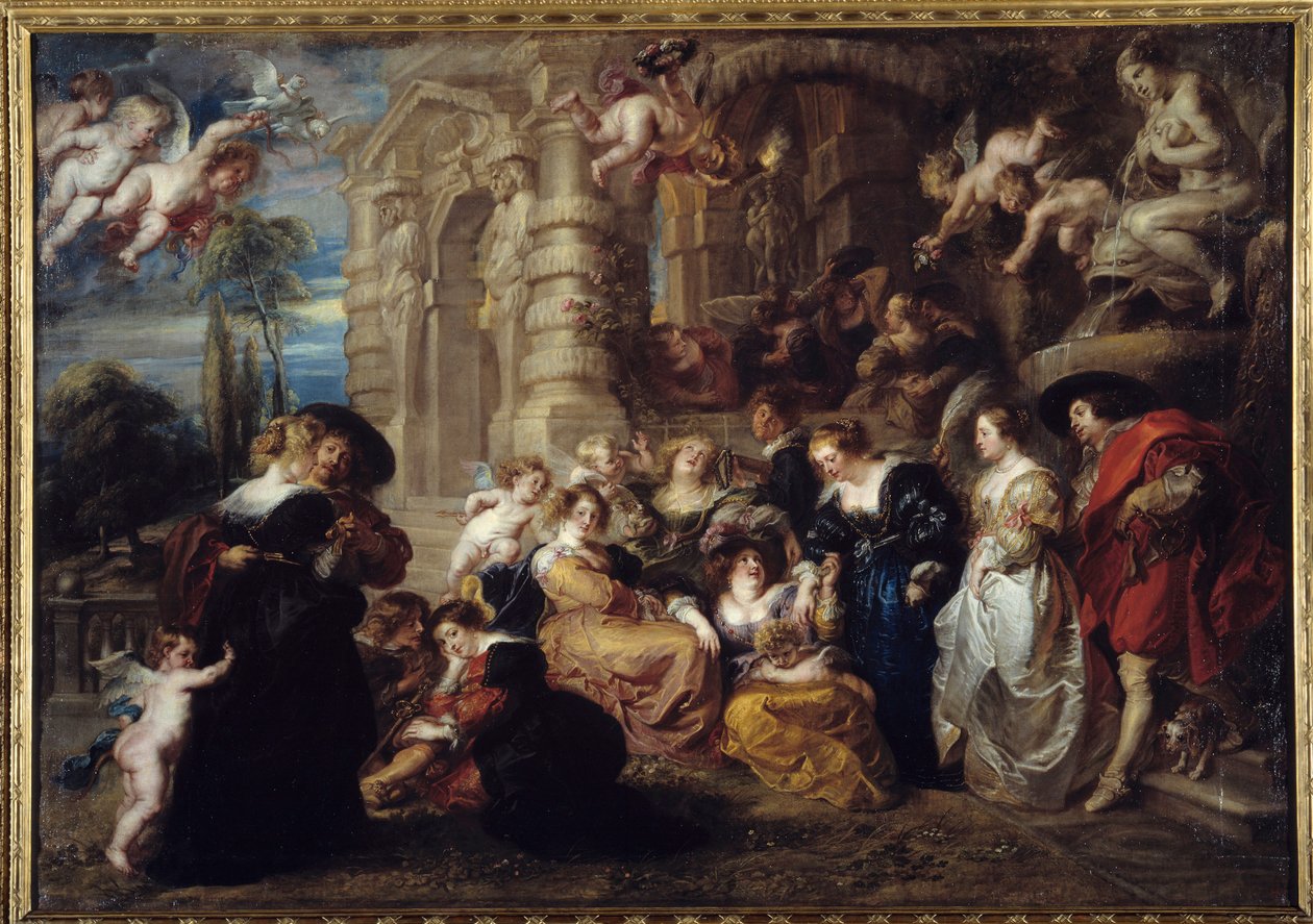 Der Garten der Liebe von Peter Paul Rubens
