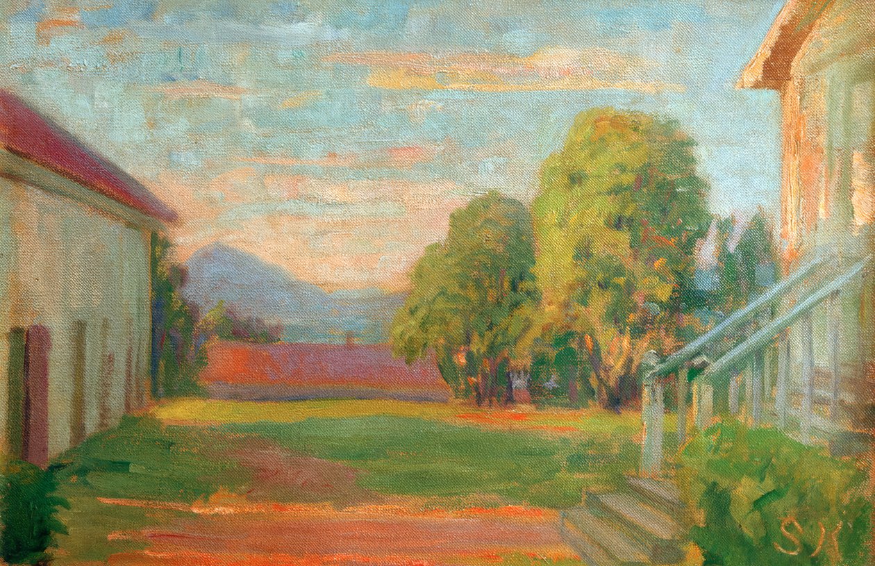 Norditalienische Villa von Peder Severin Krøyer