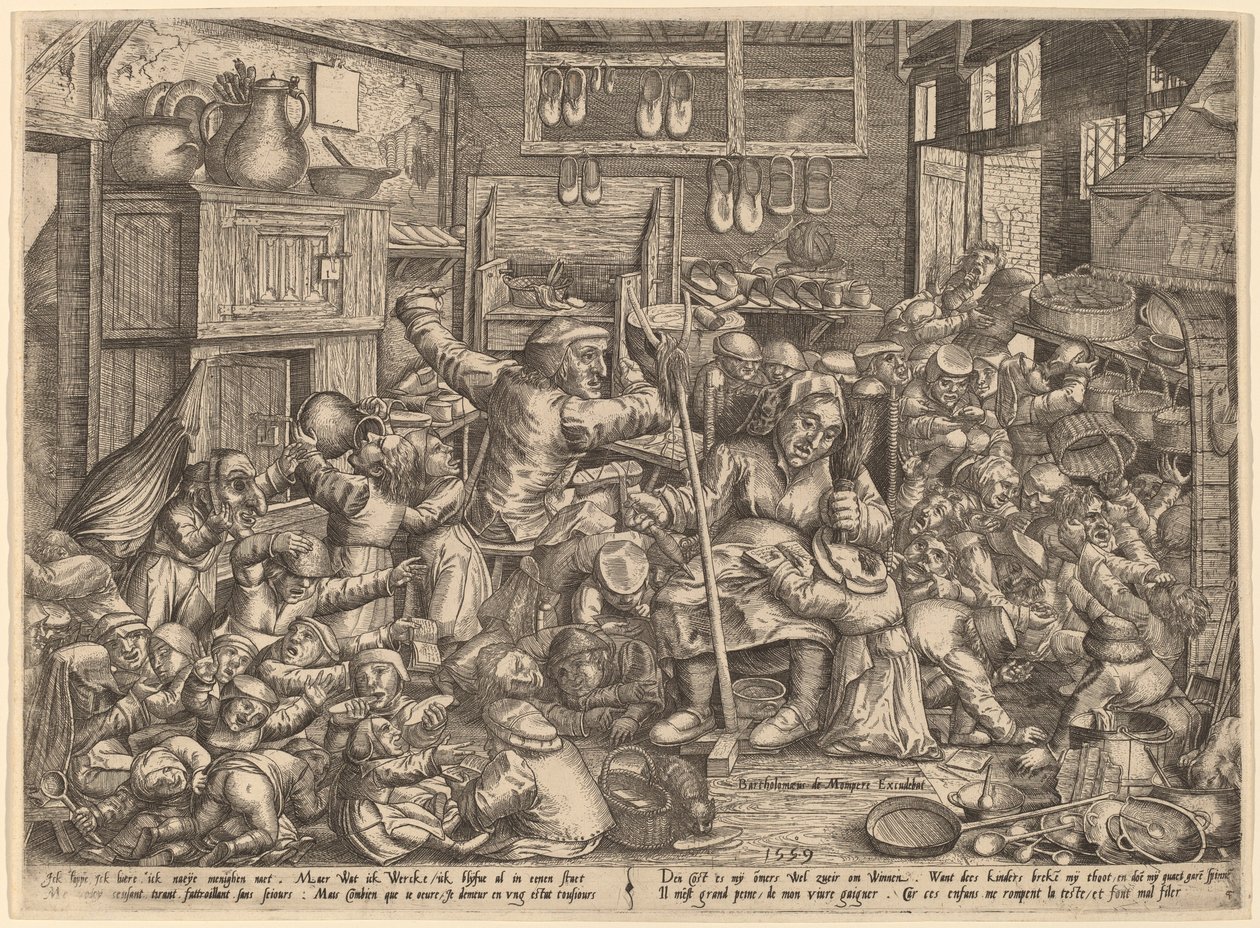 Die unruhige Familie des Schusters von Peter van der Borcht
