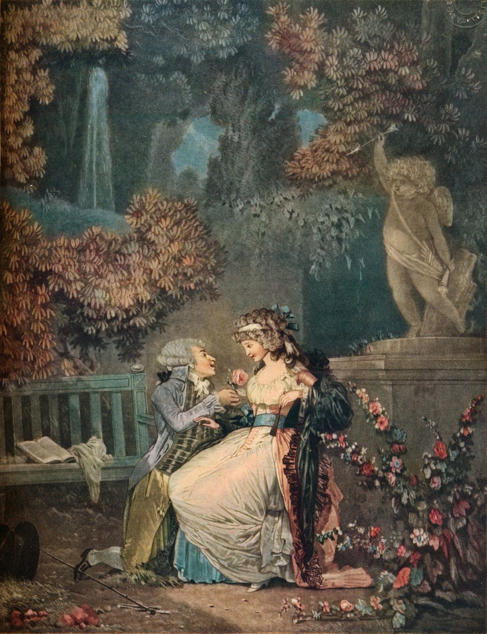 La Rose, 1788, 1916 von Philibert Louis Debucourt