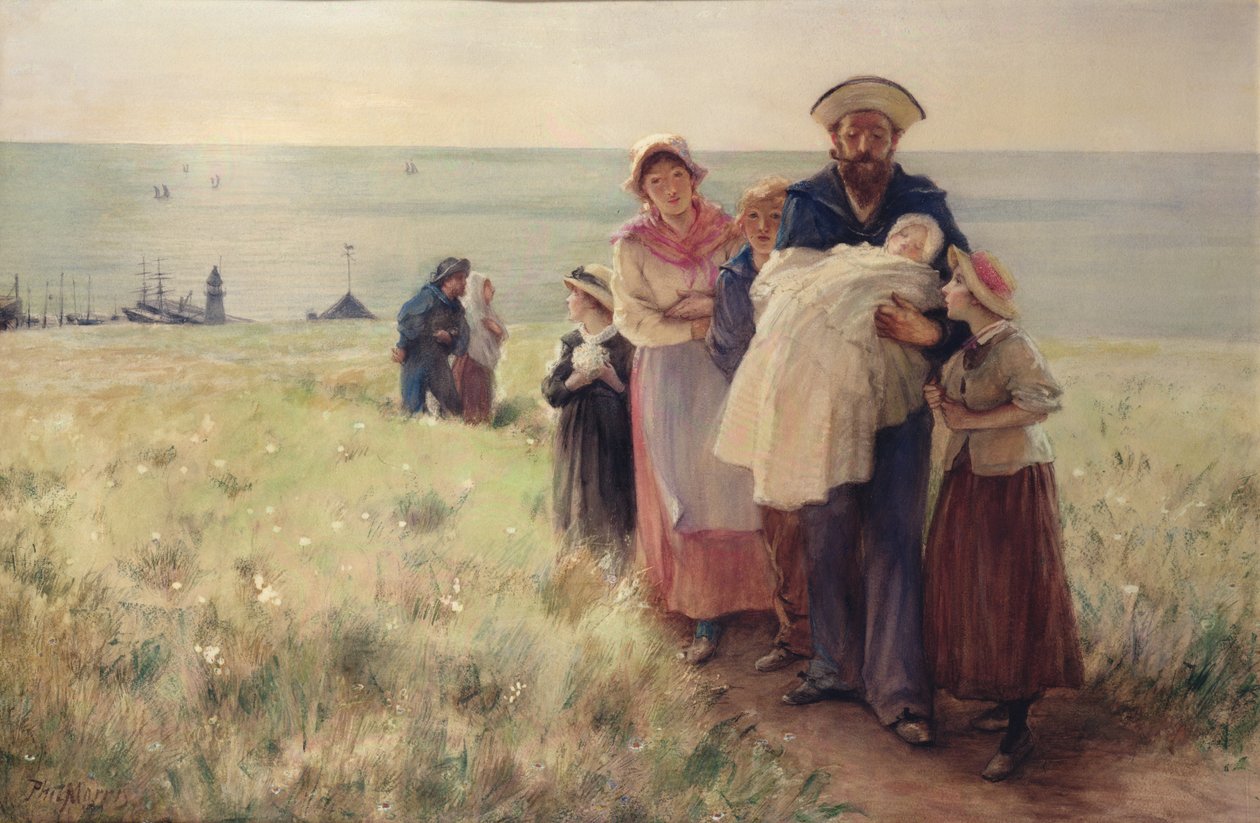 Die Taufe eines Seemanns von Philip Richard Morris