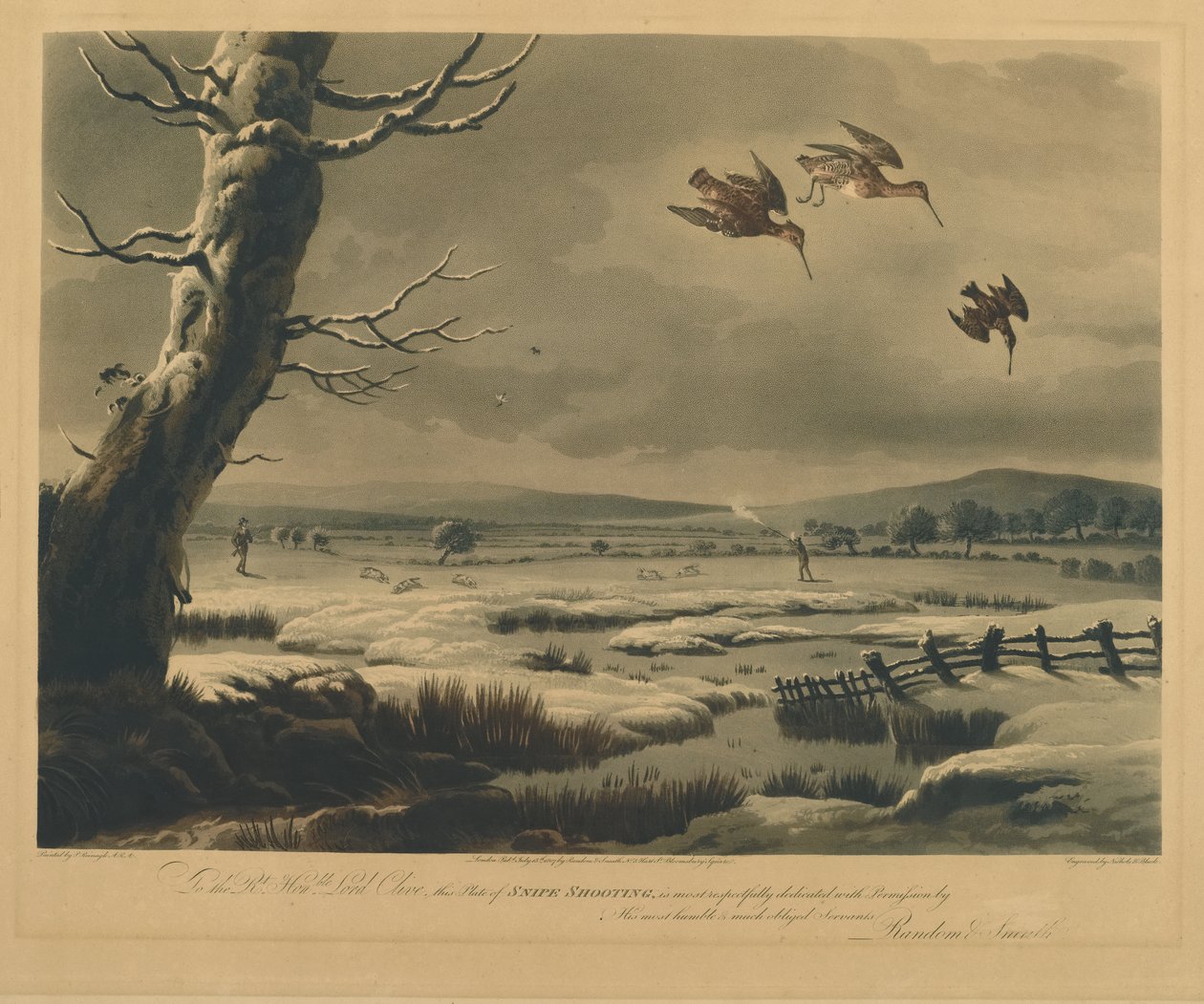 Schnepfenjagd von Philip after Reinagle