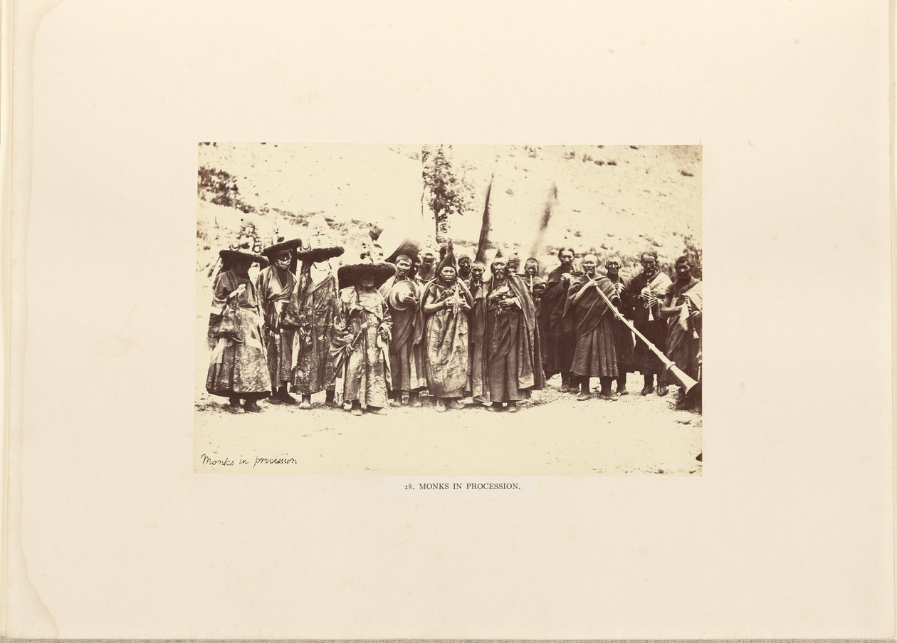 Mönche in Prozession von Philip Henry Egerton