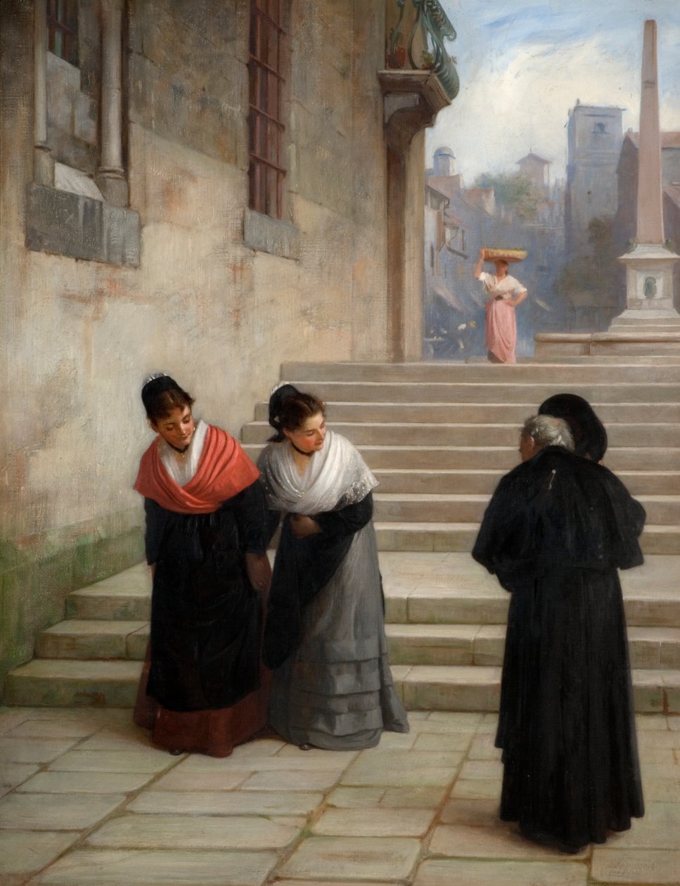 Seine Ehrwürdigkeit, 1876 von Philip Hermogenes Calderon