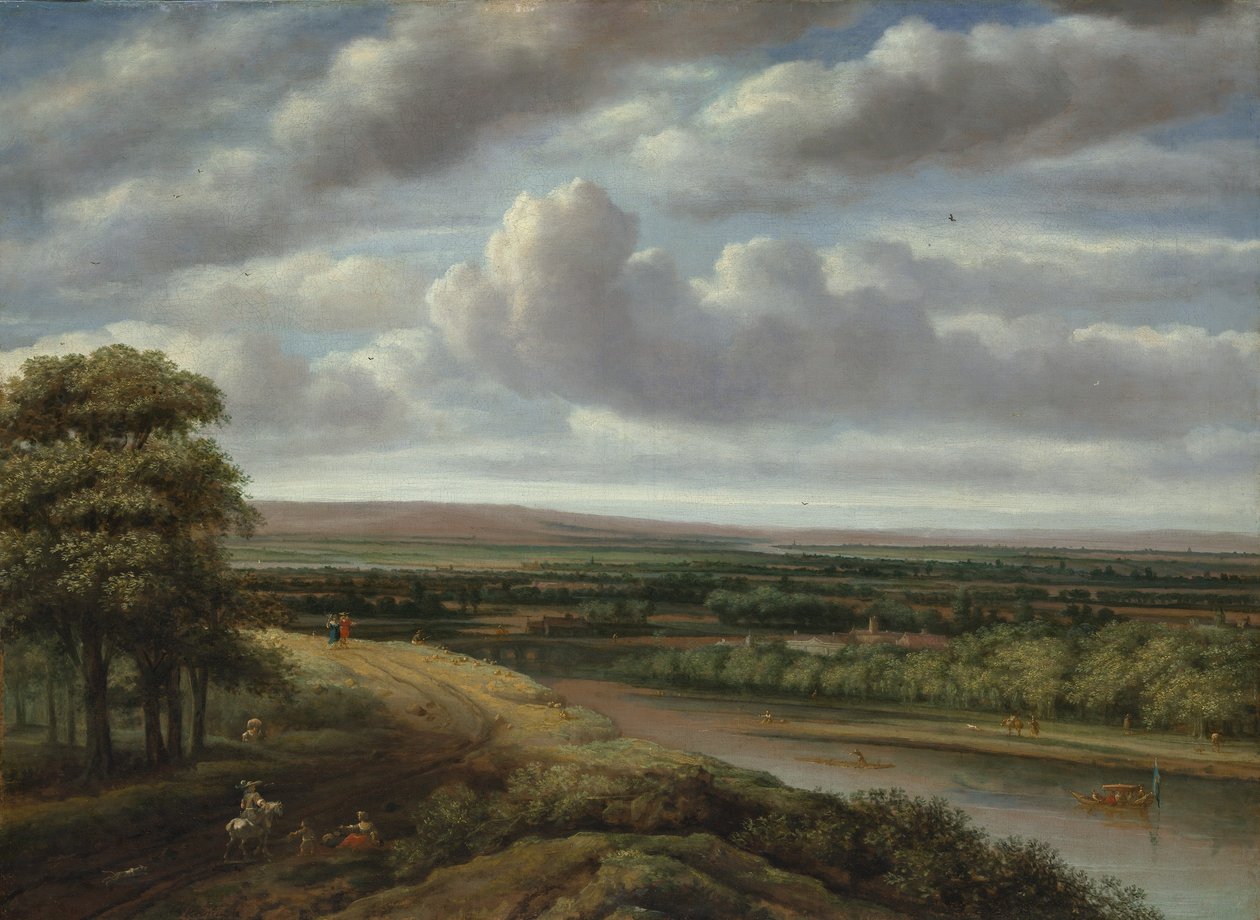 Weitläufige bewaldete Landschaft von Philip Koninck