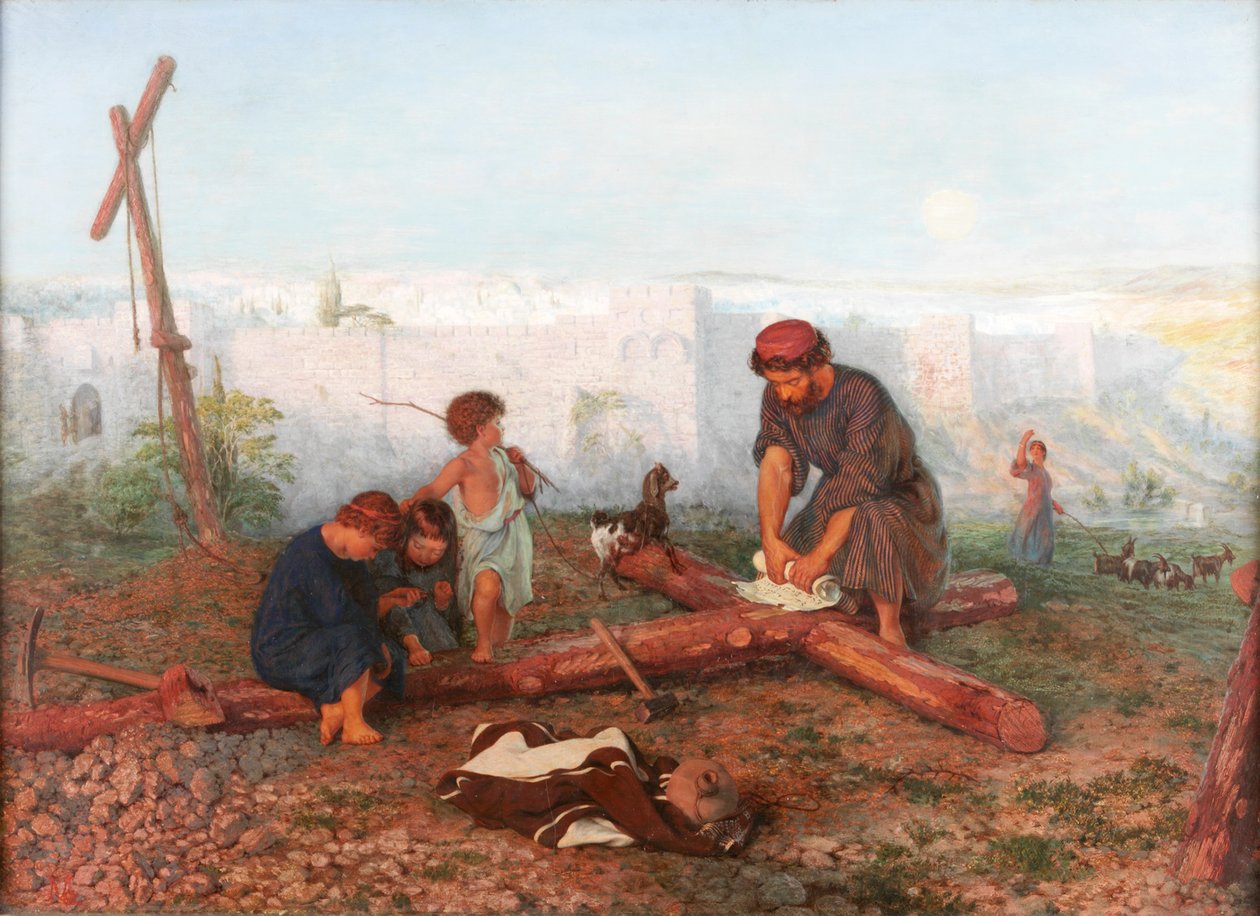 Wo sie ihn kreuzigten, 1862 von Philip Richard Morris