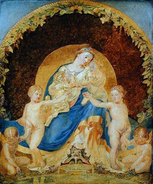 Mutter Erde und ihre Kinder, 1803 von Philipp Otto Runge