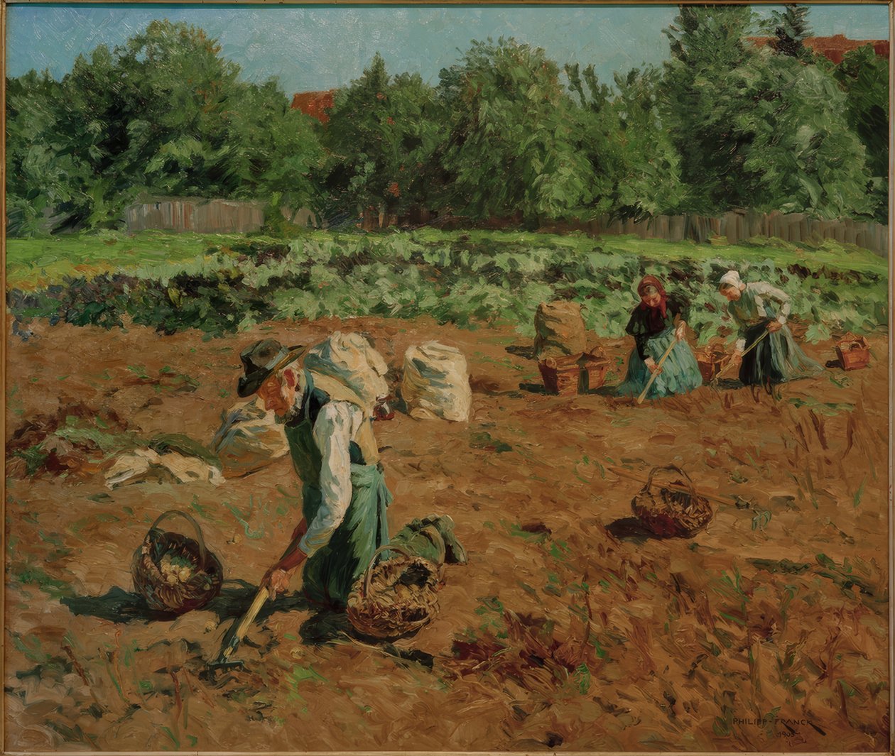 Kartoffelernte von Philipp Franck