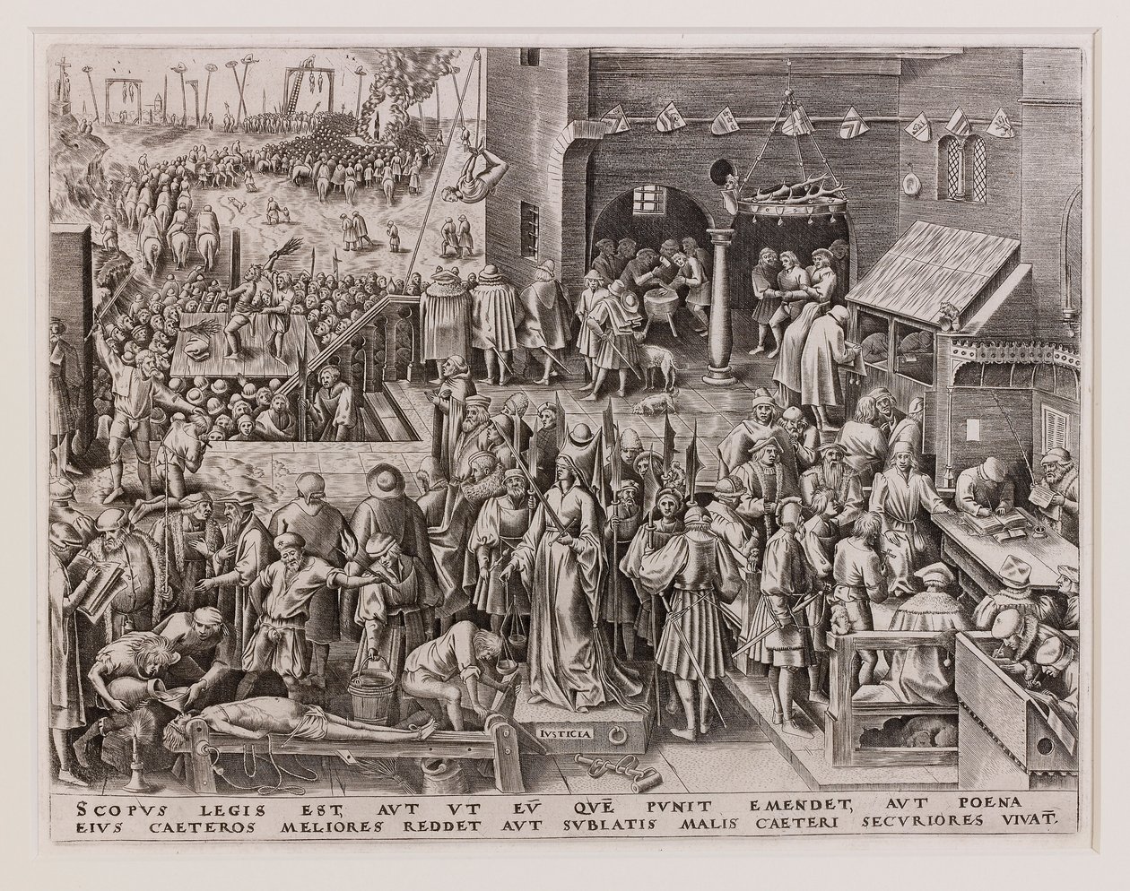 Gerechtigkeit, ca. 1560 von Philipp Galle