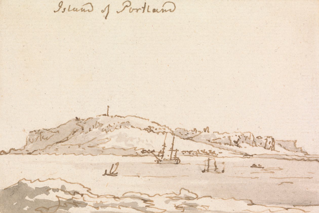 Die Insel Portland von Philippe Jacques de Loutherbourg