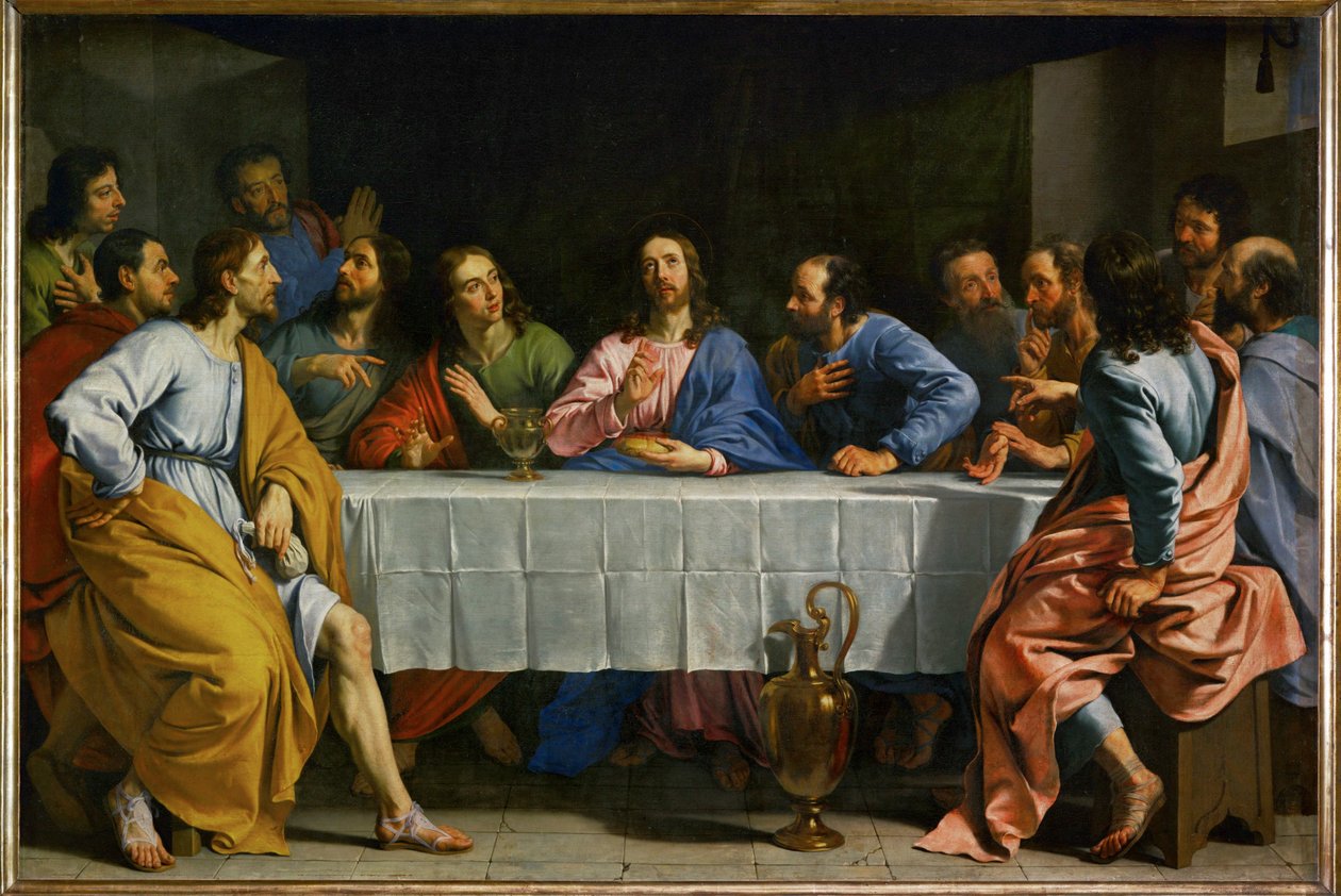 La cène - das letzte Abendmahl von Philippe de Champaigne