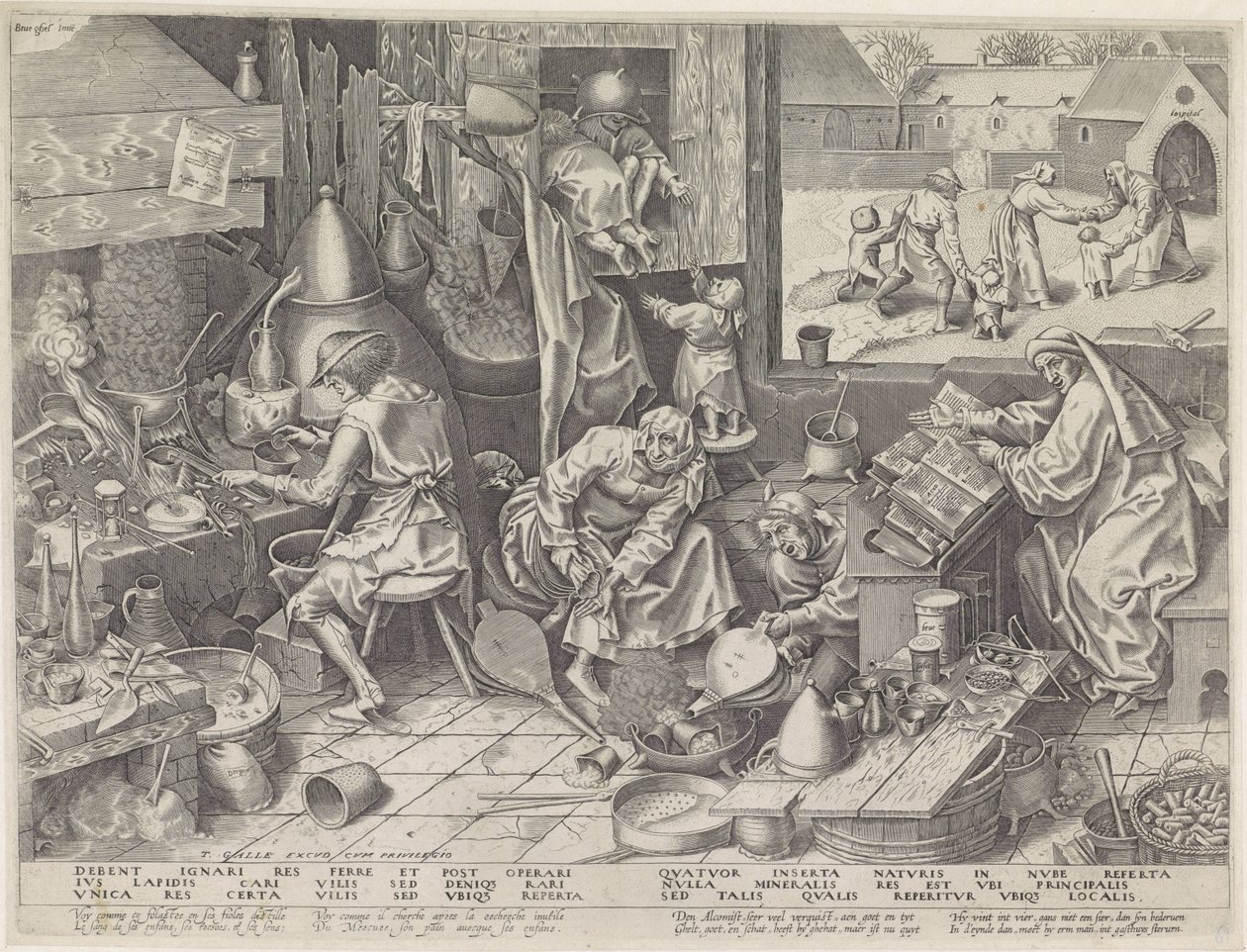 Alchemist von Philips Galle