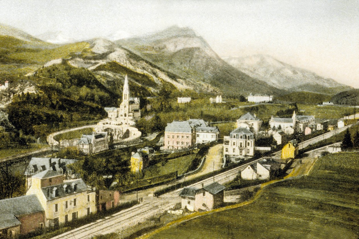 Lourdes, Frankreich, ca. 1905 von Photographer French