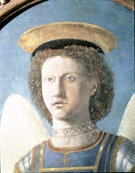 St. Michael (Detail) von Piero della Francesca