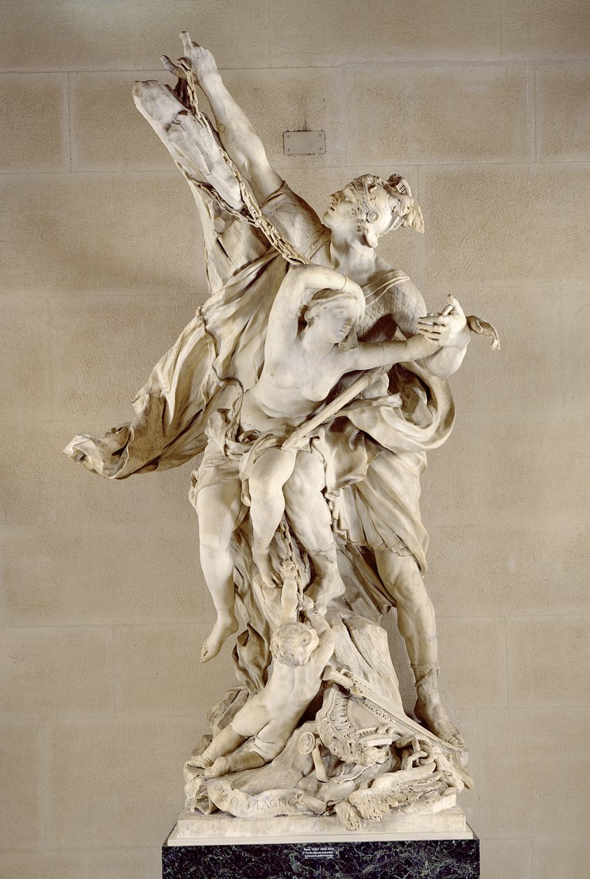 Perseus und Andromeda, 1684 (Marmor) von Pierre and Veyrier, Christophe Puget