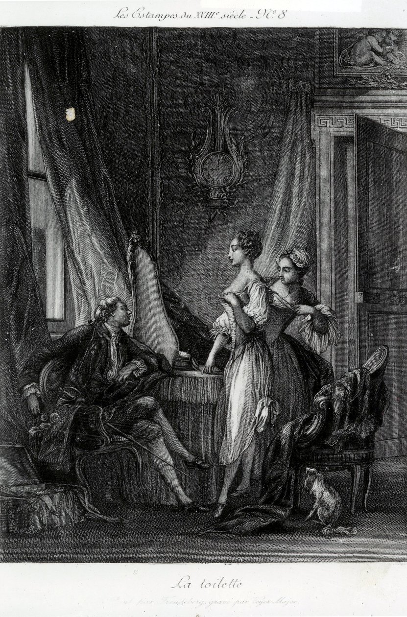 Die Toilette, 1771 von Pierre Antoine Baudouin