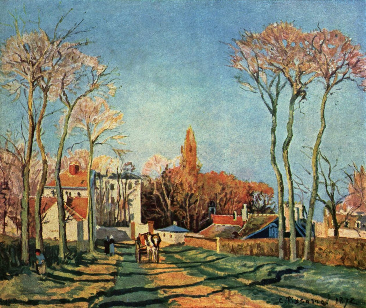 Dorfeingang von Voisins von Pierre Auguste Renoir