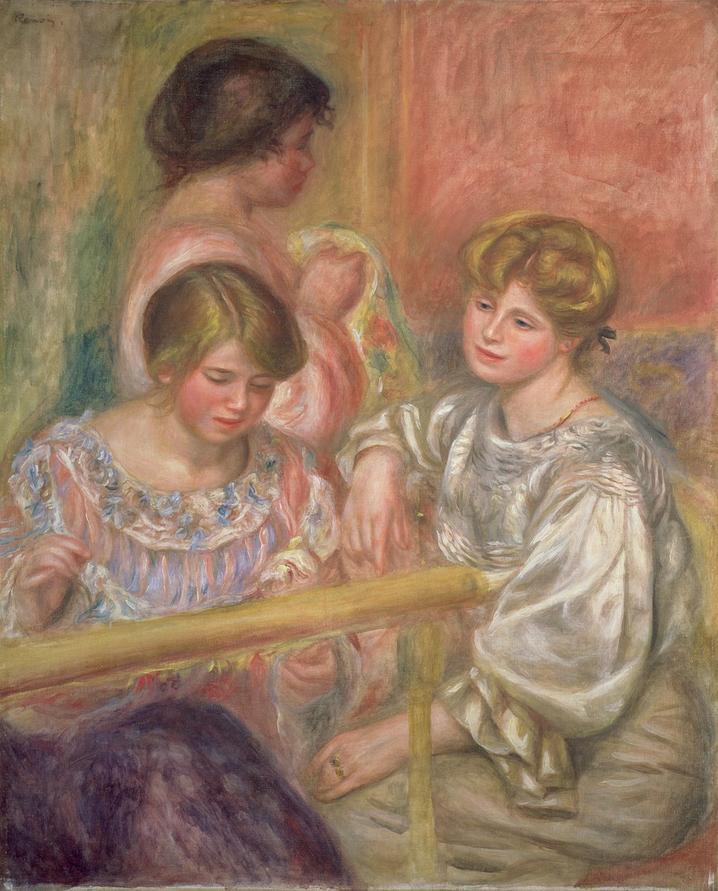 Stickerinnen, ca. 1904 von Pierre Auguste Renoir