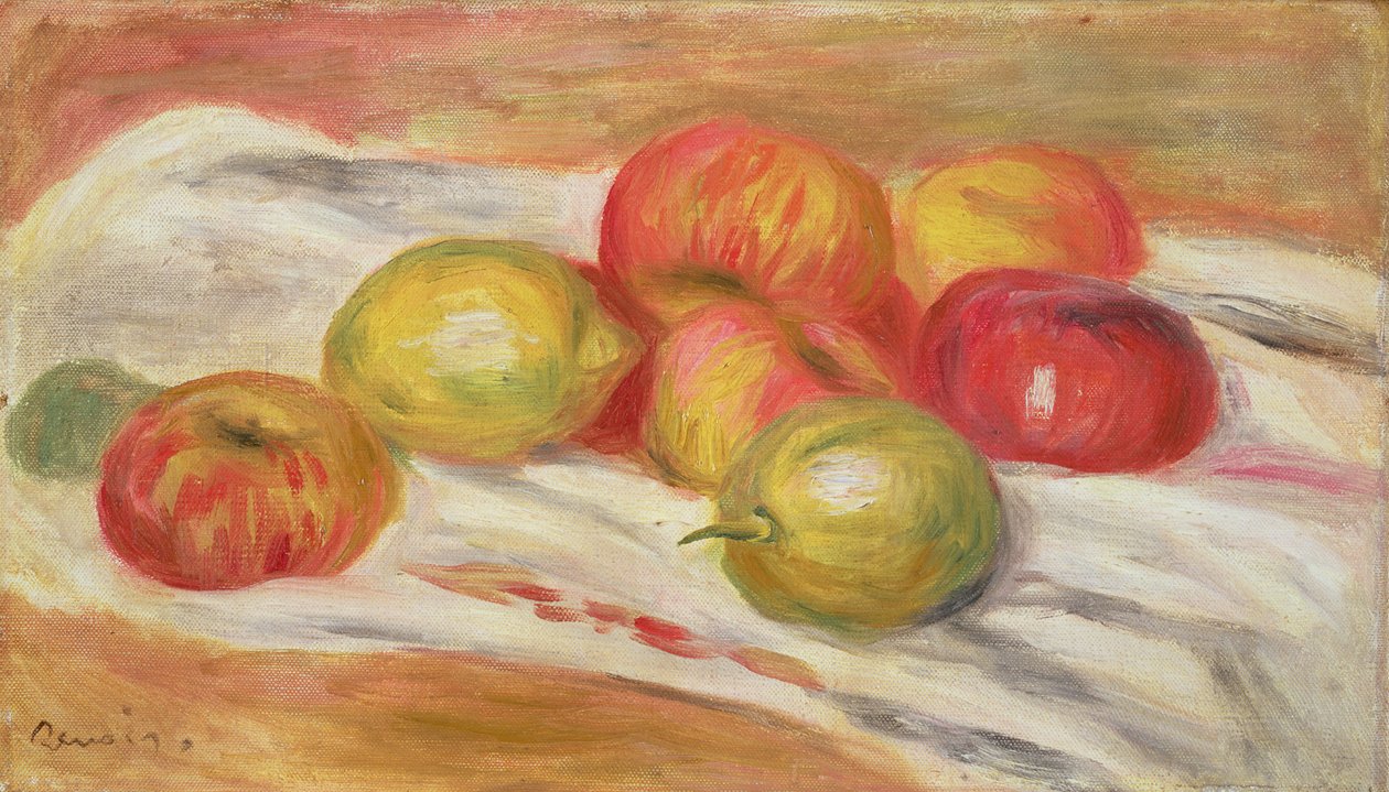 Sieben Äpfel, 1910 von Pierre Auguste Renoir