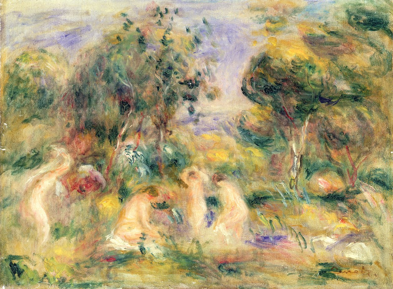 Die Badenden von Pierre Auguste Renoir