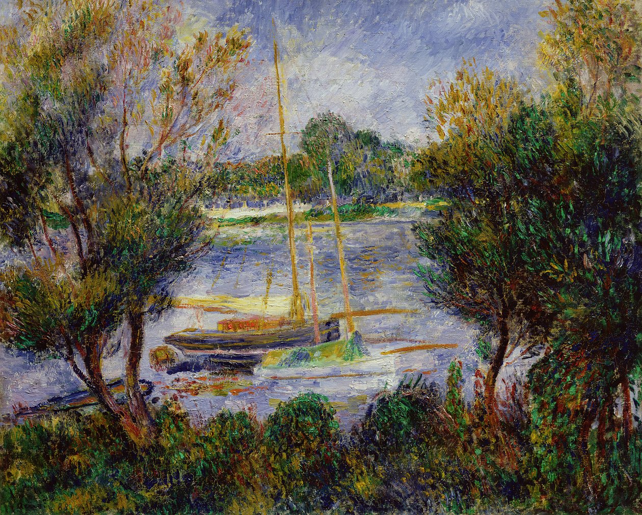 Die Seine bei Argenteuil, 1888 von Pierre Auguste Renoir