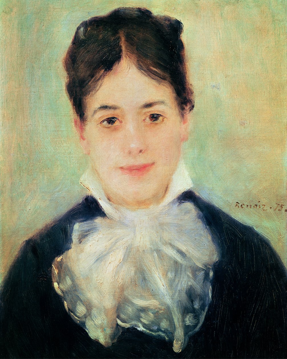 Lächelnde Frau, 1875 von Pierre Auguste Renoir