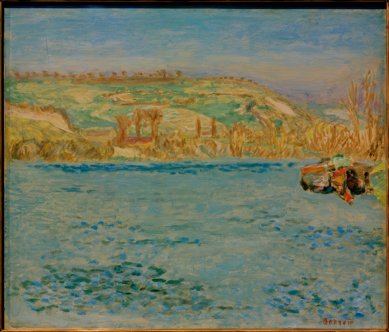 Die Seine bei Vernonnet von Pierre Bonnard