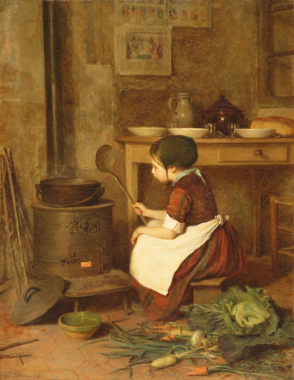 Der kleine Koch, 1858 von Pierre Edouard Frere