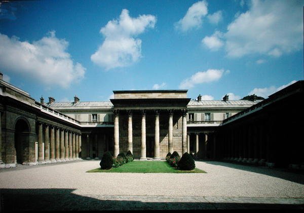 Ansicht des Innenhofs des Hôtel de Salm, Palais de la Légion d