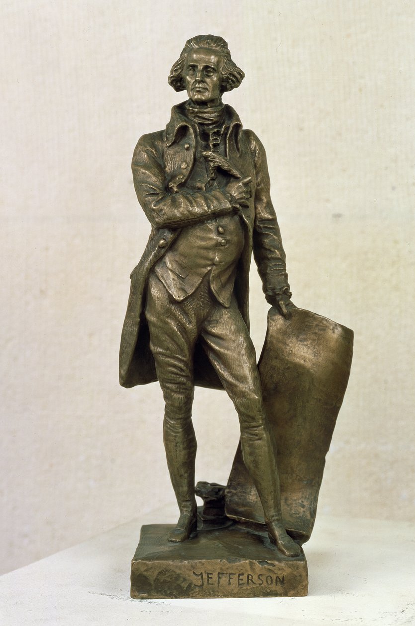 Thomas Jefferson (1743-1826) von Pierre Jean David d