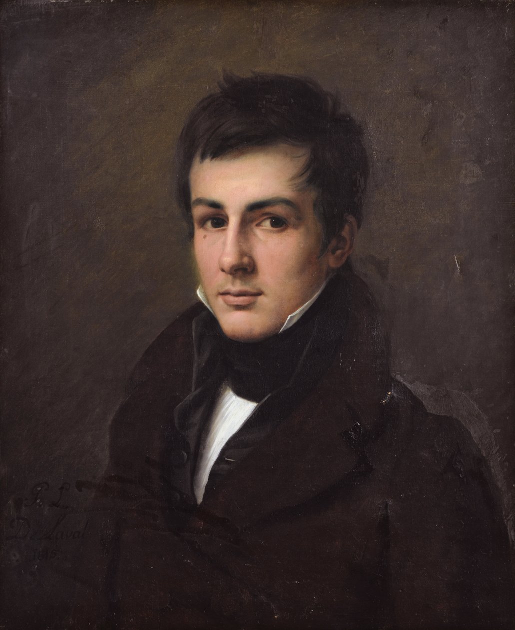 Porträt von Édouard Bertin von Pierre Louis Delaval